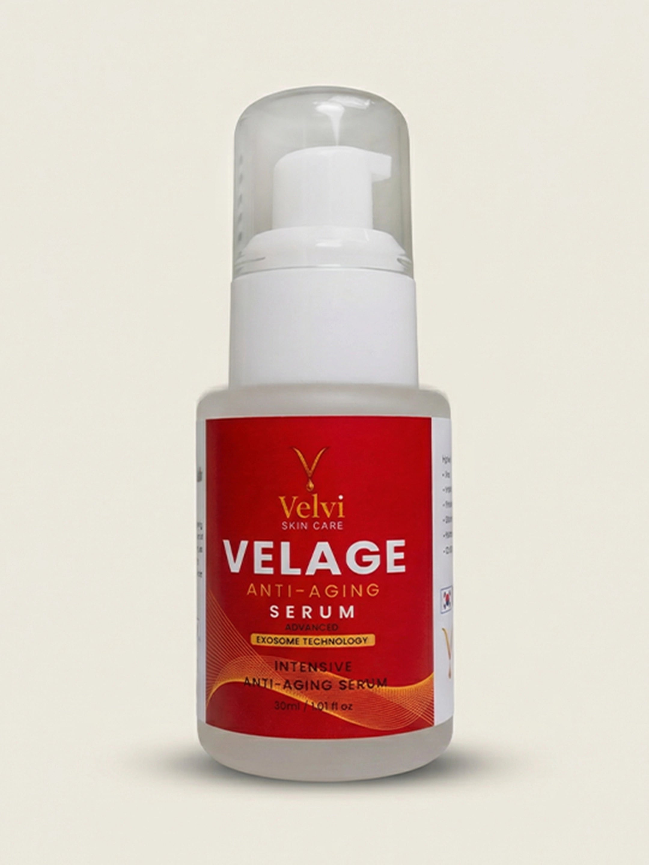 Velage Serum for daily anti-aging care, smooth, firm, and radiant skin